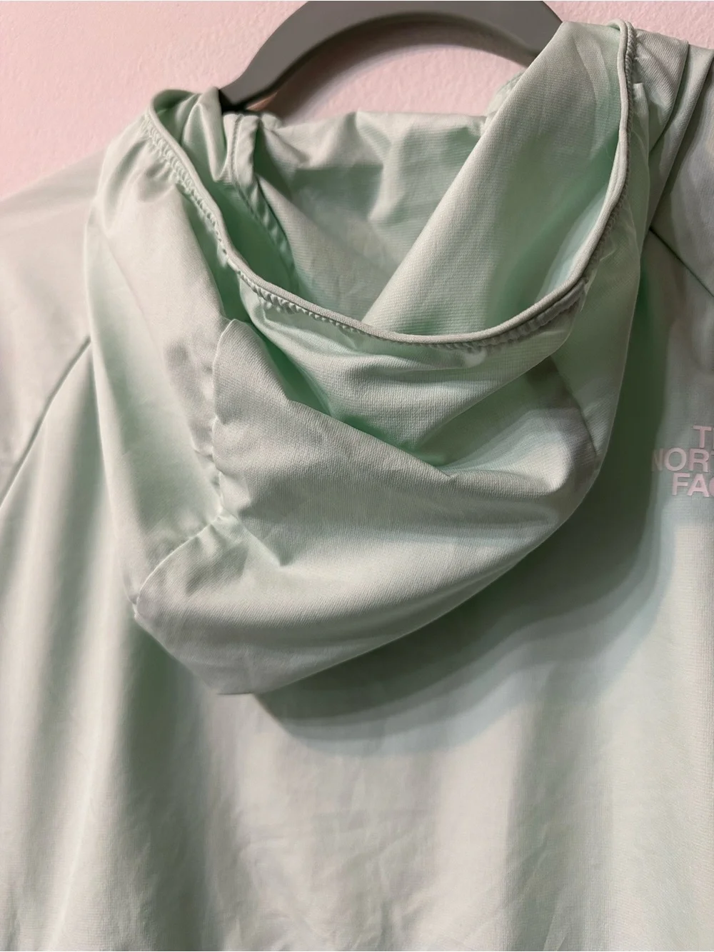 The North Face WindWall Women's Hooded Full Zip Windbreaker Jacket Green L - Picture 7 of 11